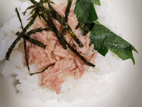 ツナと大葉のご飯